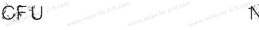 CF University of Now字体转换
